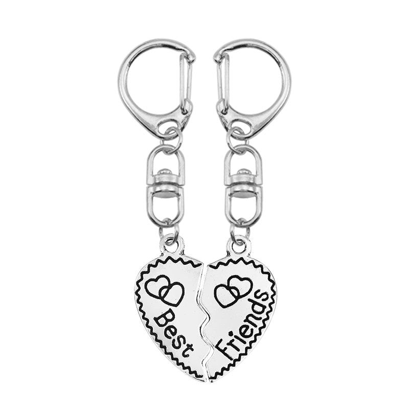 Wholesale Best Friends Best Friends Splicing Alloy Keychain